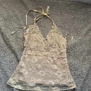 Wet Seal Lace Halter Top